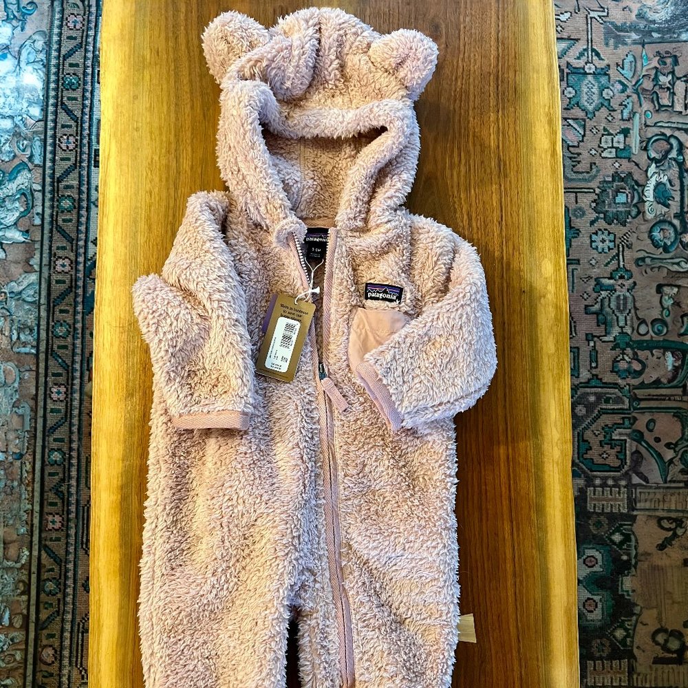 Patagonia Baby Fleece Bunting- Pink